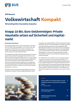 3. August 2026: Knapp 10 Bio. Euro Geldvermögen: Private Haushalte setzen auf Sicherheit und Kapitalmarkt